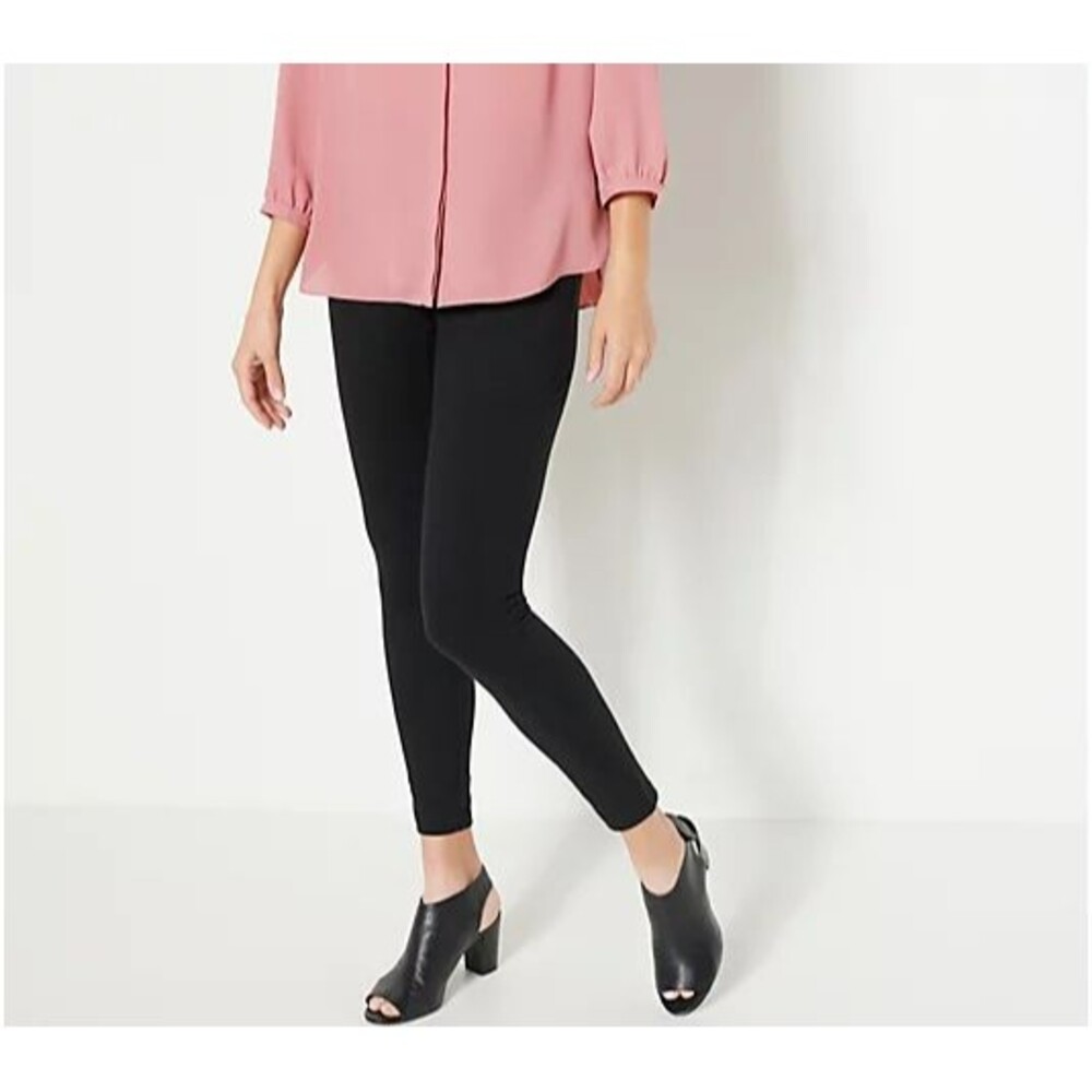 Women with Control Tummy Control Smooth & Sleek Leggings Black Women's XS Tall